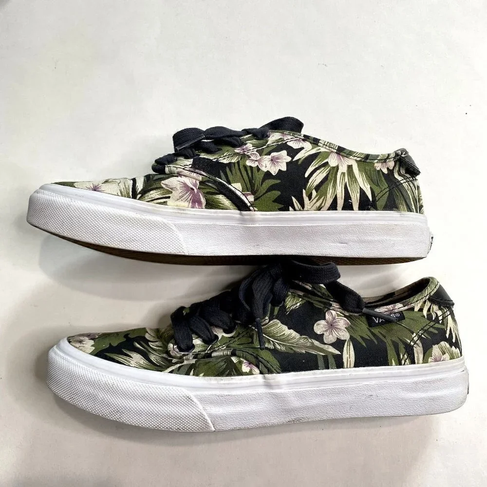 Vans Atwood Low Top Floral Sneaker 7.5